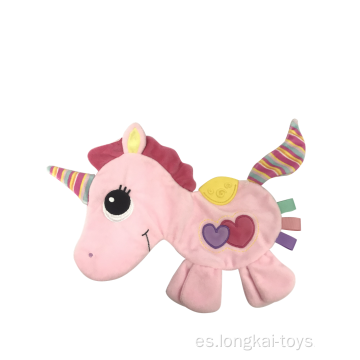 Baby Comfort Towel Unicorn Pink con rayas